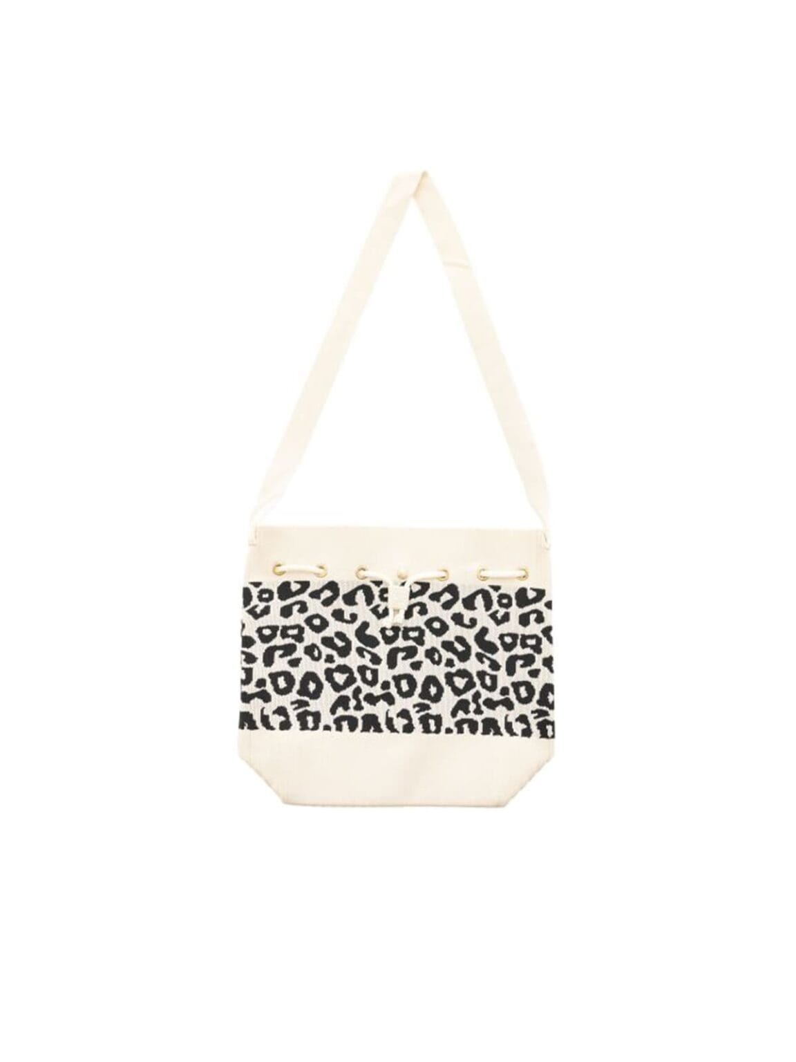 achtgrad. Dinklage Zwillingsherz Kurt Kölln Crossbody Tasche leo schwarz beige