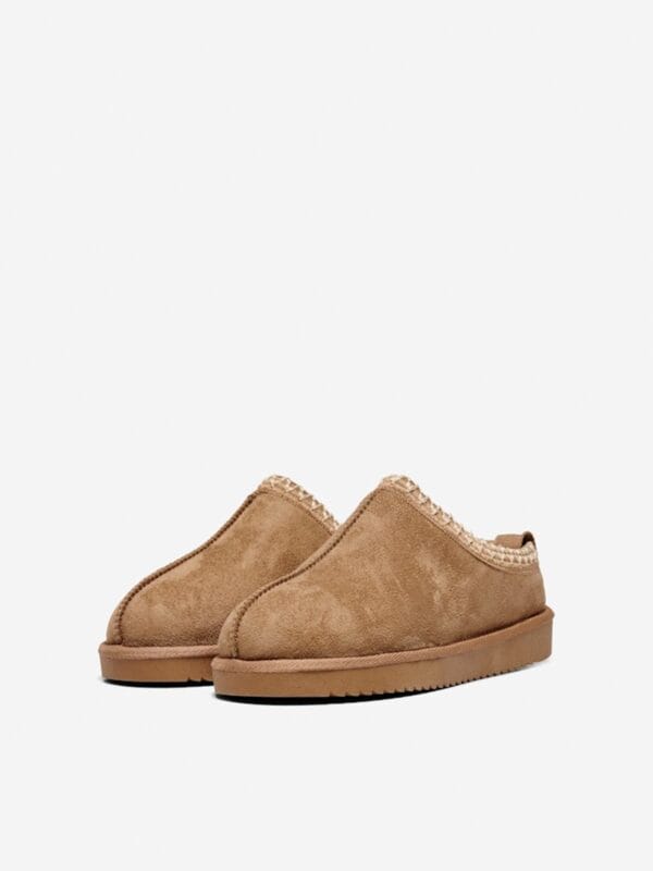 Teddy Slipper | cognac