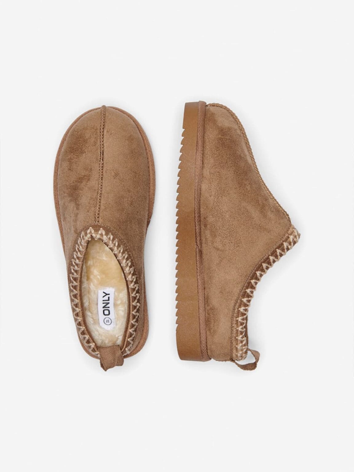 Teddy Slipper | cognac