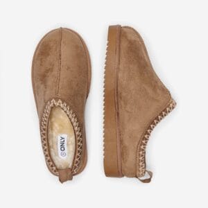 Teddy Slipper | cognac