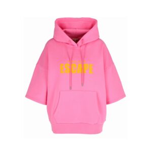 achtgrad. Dinklage Herrlicher Hoodie Kurzarm Escape pink gelb