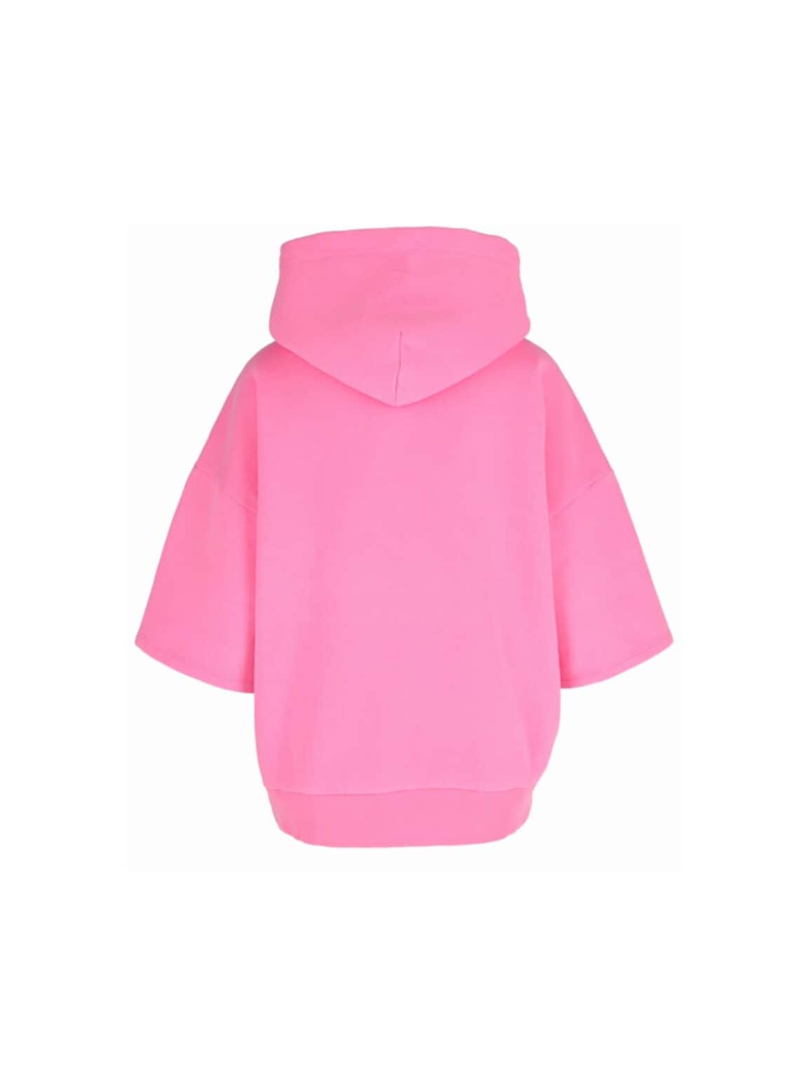 achtgrad. Dinklage Herrlicher Hoodie Kurzarm Escape pink gelb