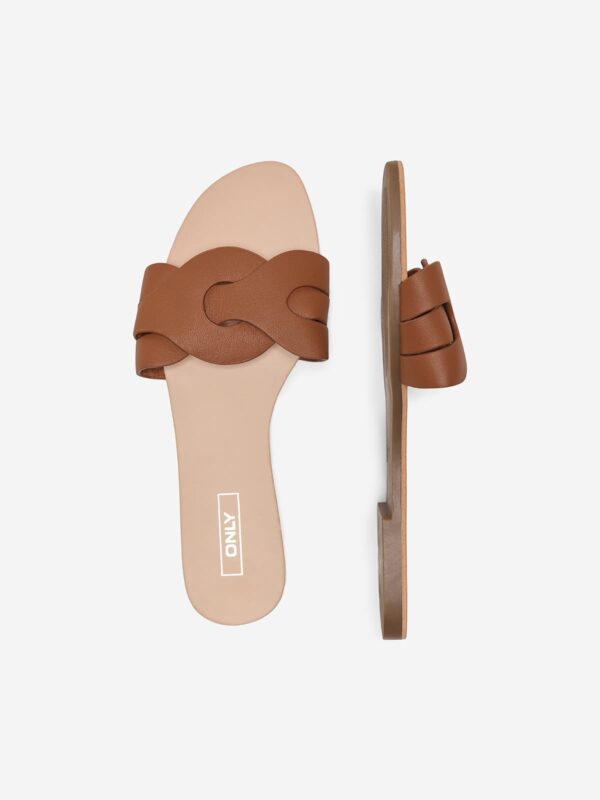 achtgrad. Dinklage ONLY shoes Slipper Feli cognac