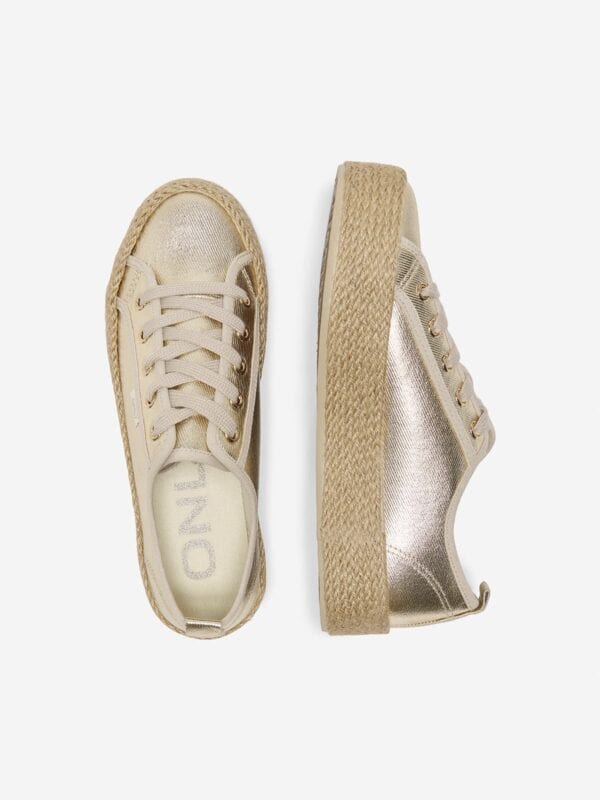 Espadrille | Gold