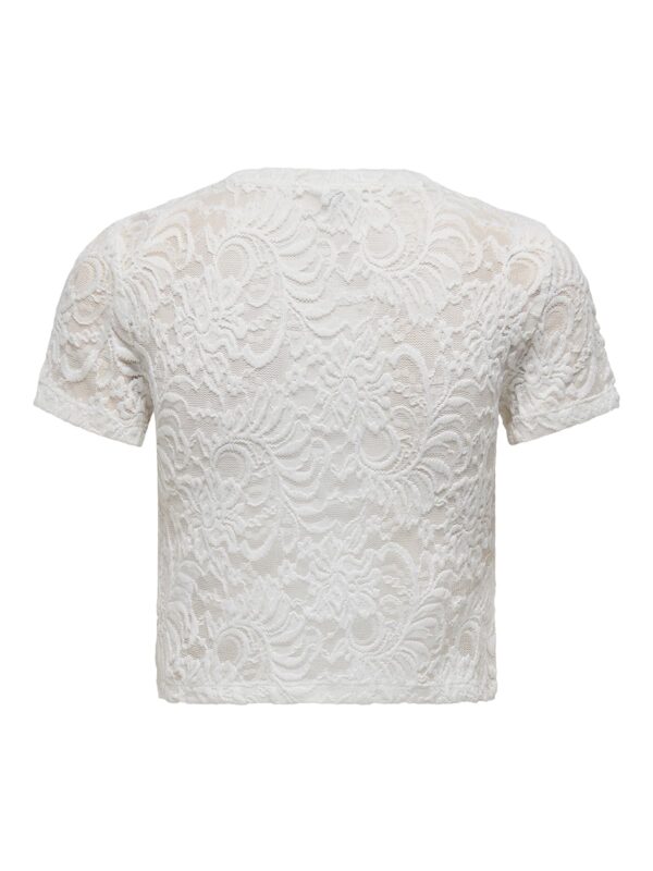 achtgrad. Dinklage Shirt Top cropped Alba Spitze
