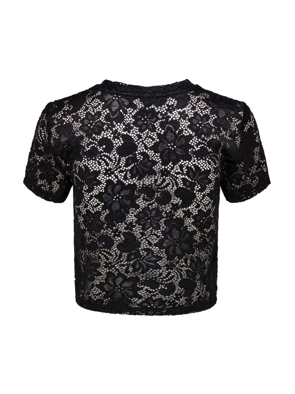 achtgrad. Dinklage Shirt Top cropped Alba Spitze