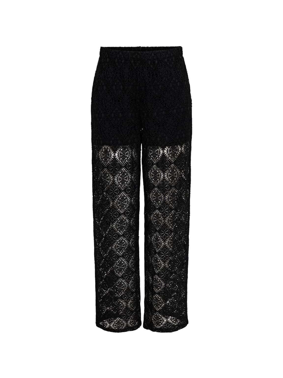 achtgrad. Dinklage Häkelhose Spitzenhose schwarz