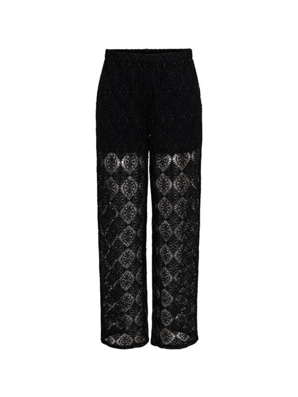 achtgrad. Dinklage Häkelhose Spitzenhose schwarz