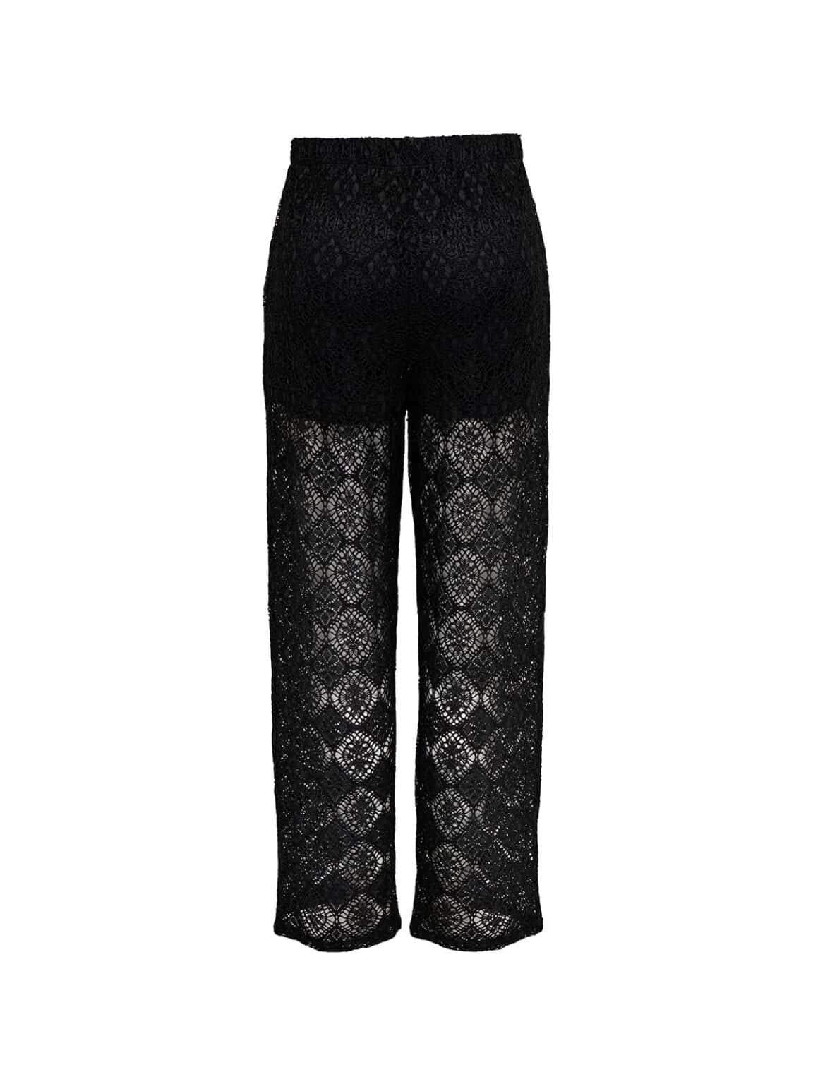 achtgrad. Dinklage Häkelhose Spitzenhose schwarz