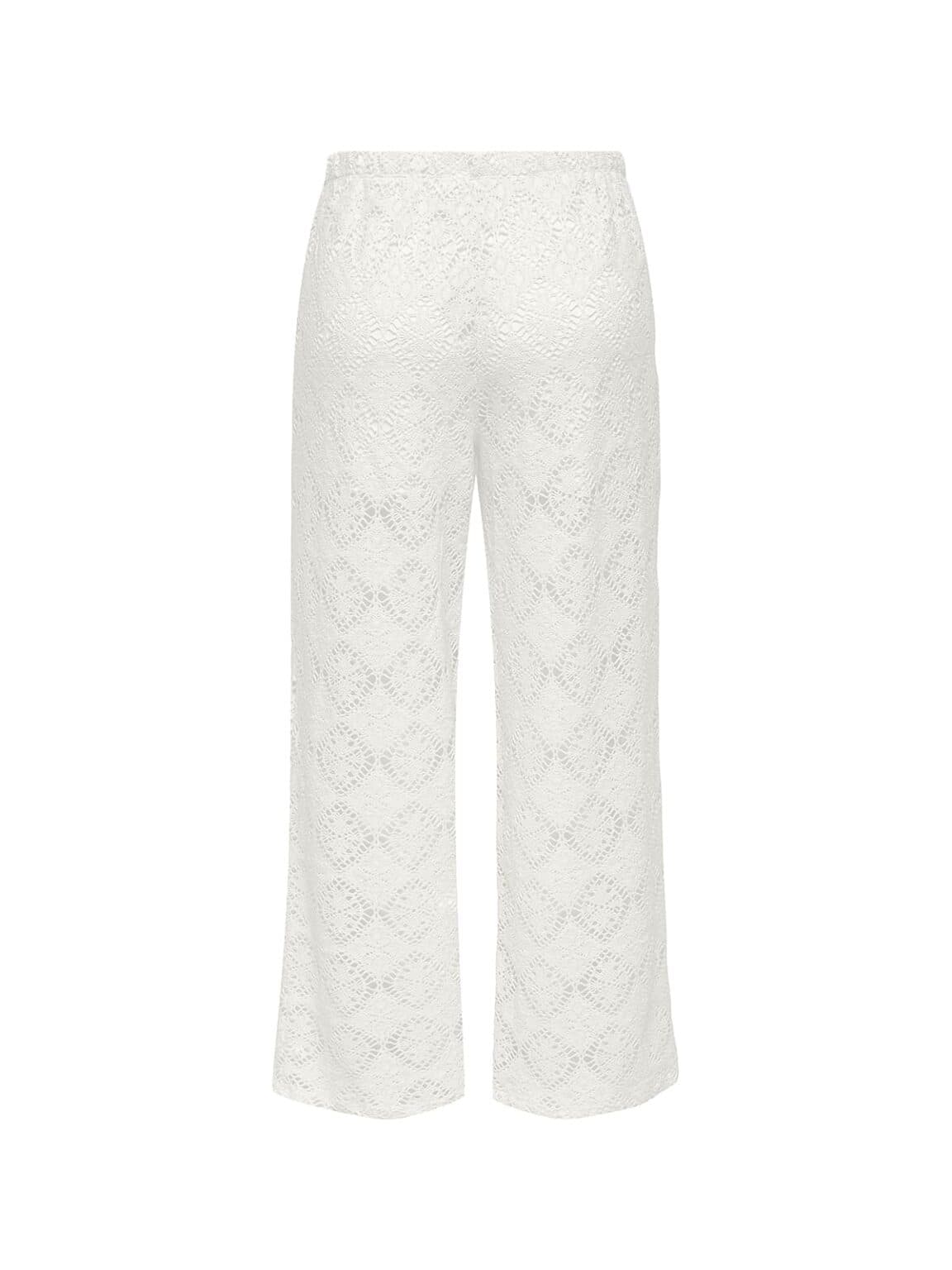 achtgrad. Dinklage Häkelhose Spitzenhose weiß