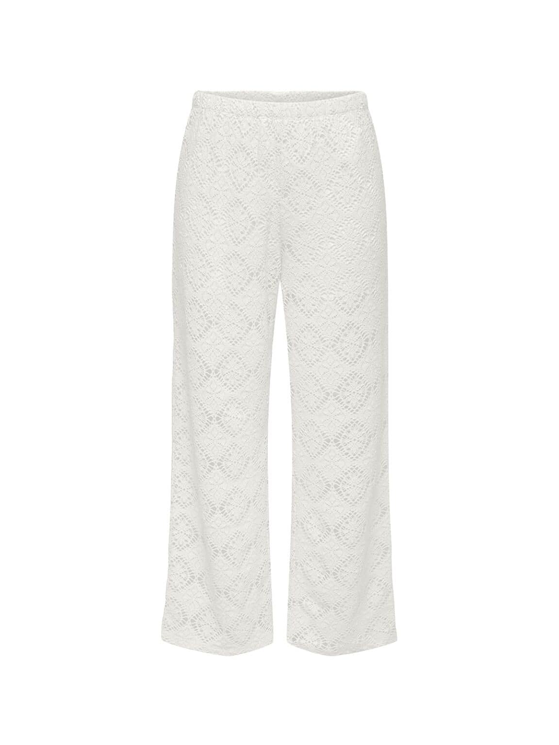 achtgrad. Dinklage Häkelhose Spitzenhose weiß