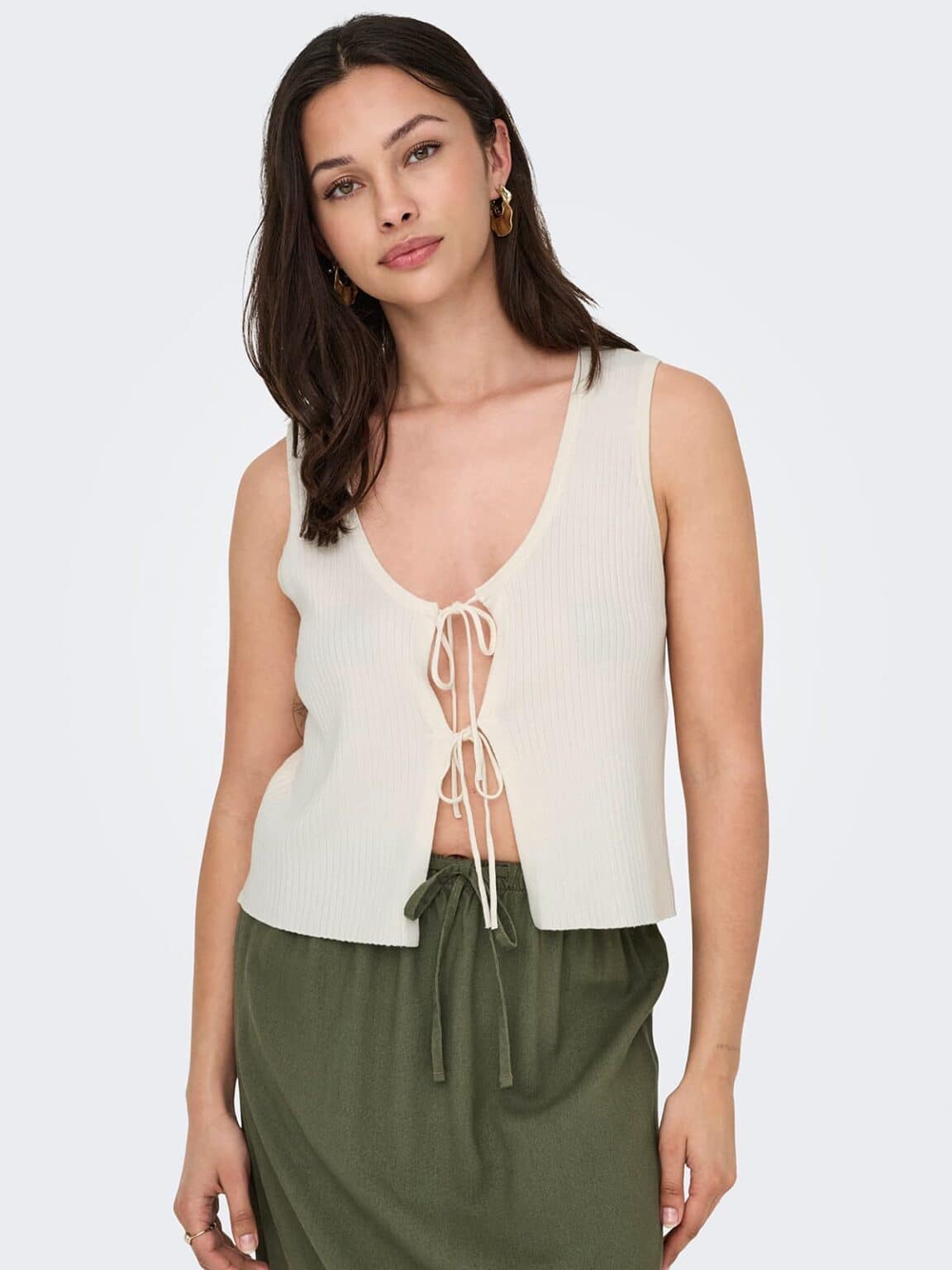 achtgrad. Dinklage Stricktop cloud dancer