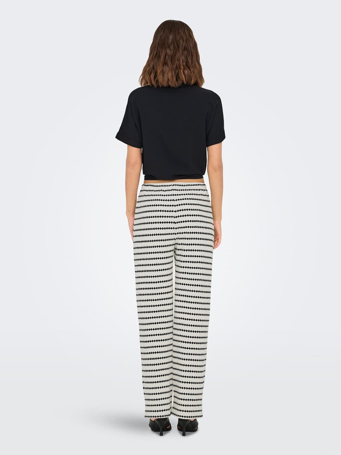 achtgrad. Dinklage Häkelhose ONLEVA STRIPE WIDE LEG ONLY