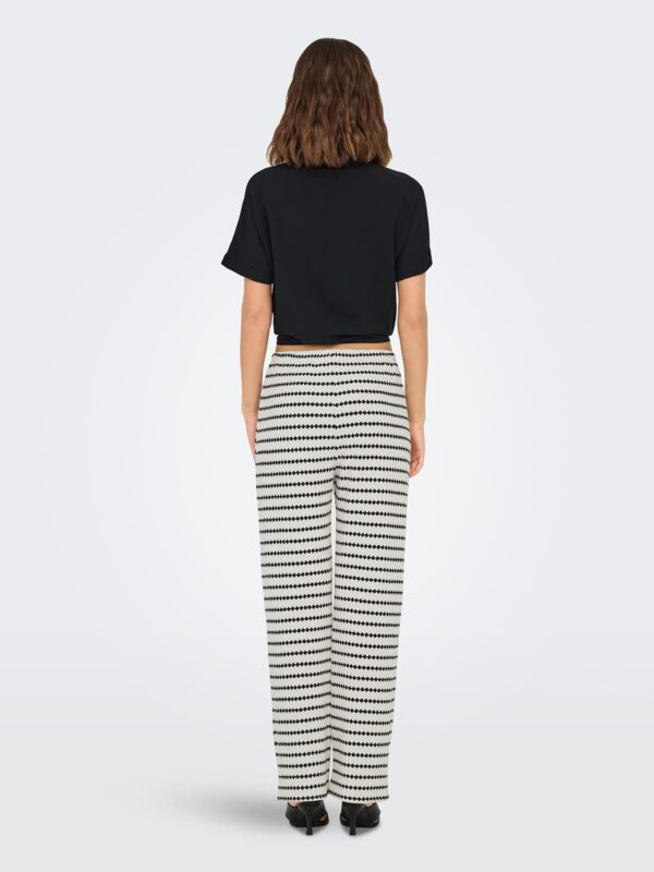 achtgrad. Dinklage Häkelhose ONLEVA STRIPE WIDE LEG ONLY