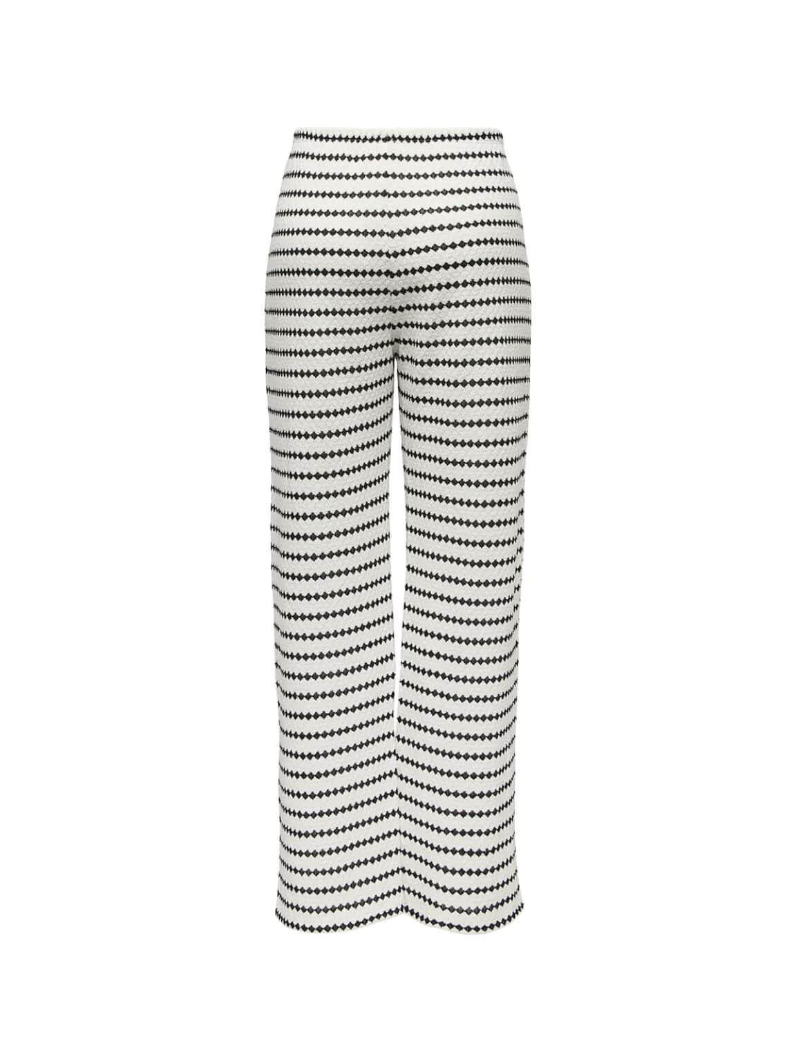 achtgrad. Dinklage Häkelhose ONLEVA STRIPE WIDE LEG ONLY