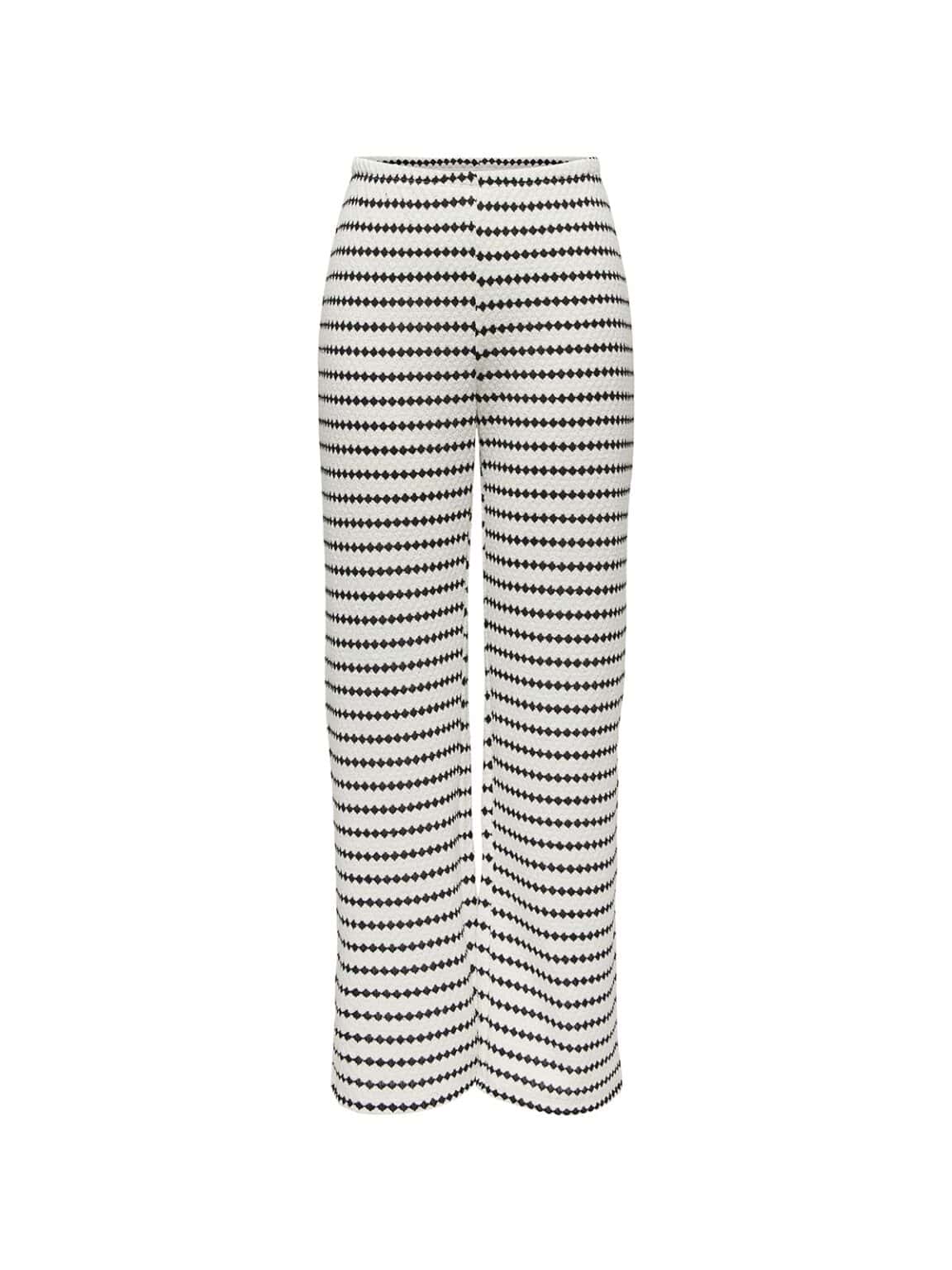 achtgrad. Dinklage Häkelhose ONLEVA STRIPE WIDE LEG ONLY