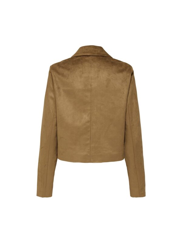 achtgrad. Dinklage Wildleder Jacke Tulip cognac