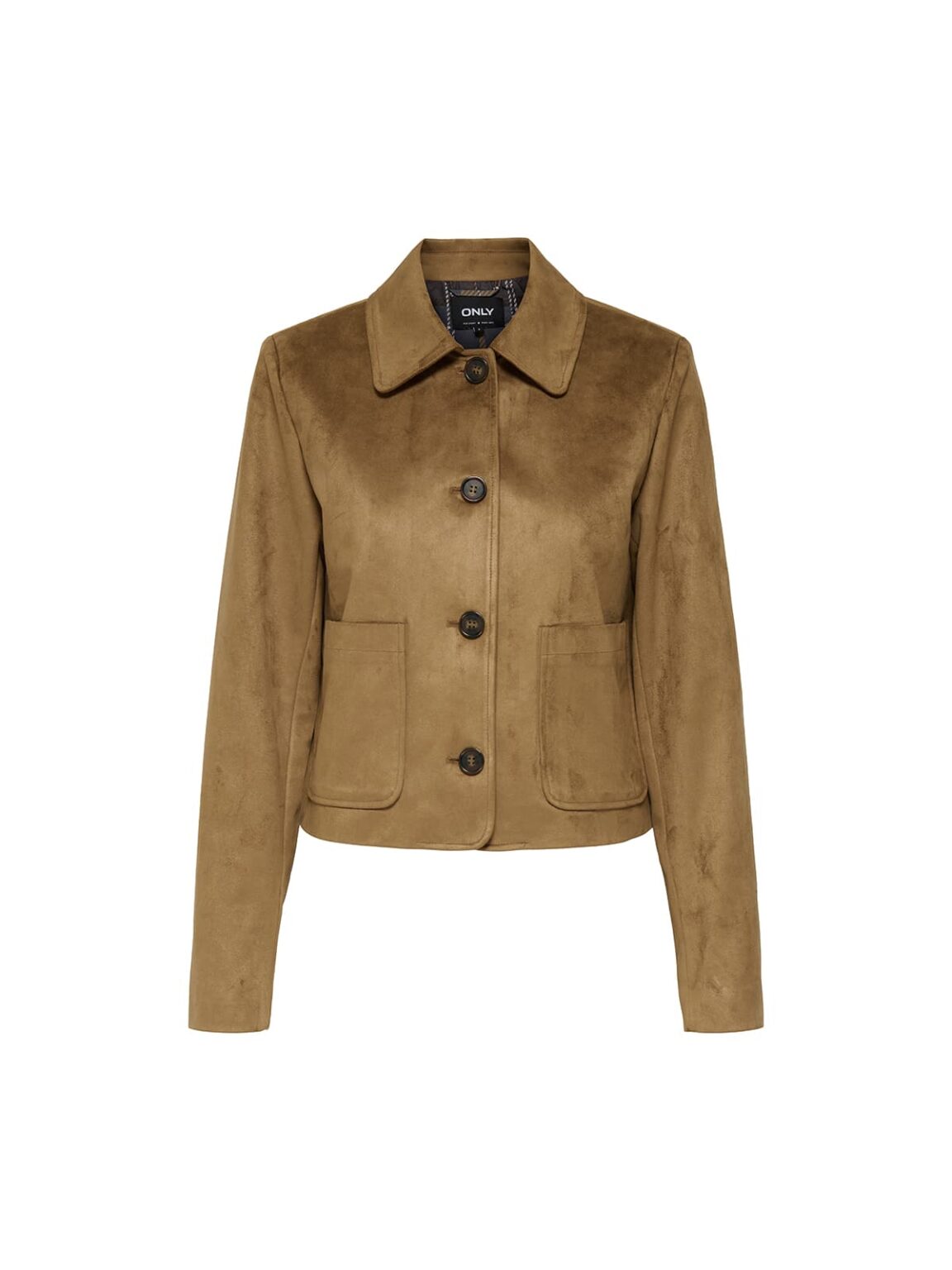 achtgrad. Dinklage Wildleder Jacke Tulip cognac