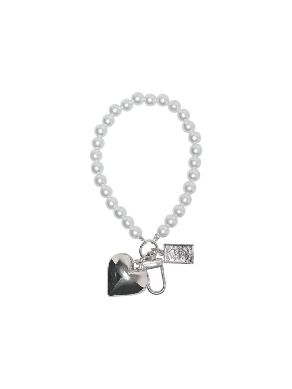 achtgrad. Dinklage ONLCHARMY bag charm Perlen und Herz