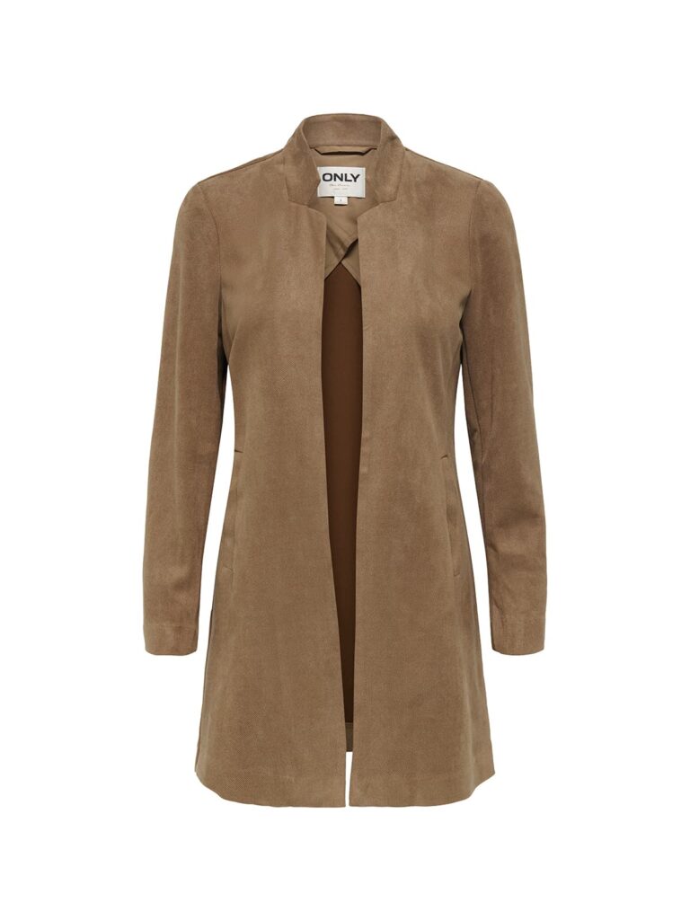 achtgrad. Dinklage ONLY ONLSOHO Velour Mantel coatigan 15351258 cocoa creme