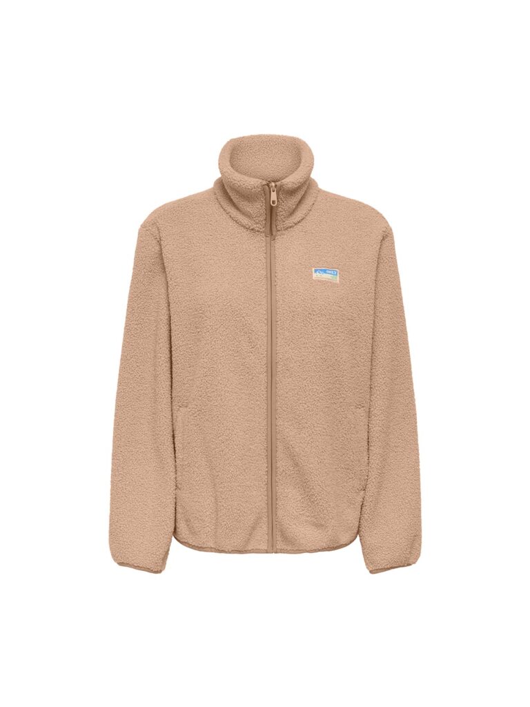 achtgrad. Dinklage Teddyjacke Teddyfelljacke ONLEVA LIFE TEDDY JACKET 15350283 cuban sand