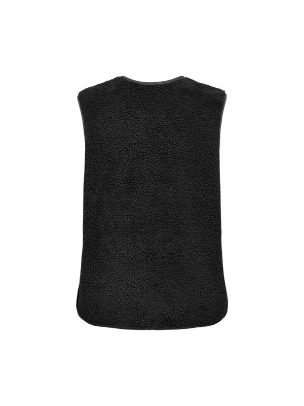 achtgrad. Dinklage Teddyweste ONLBABY black vintage patch