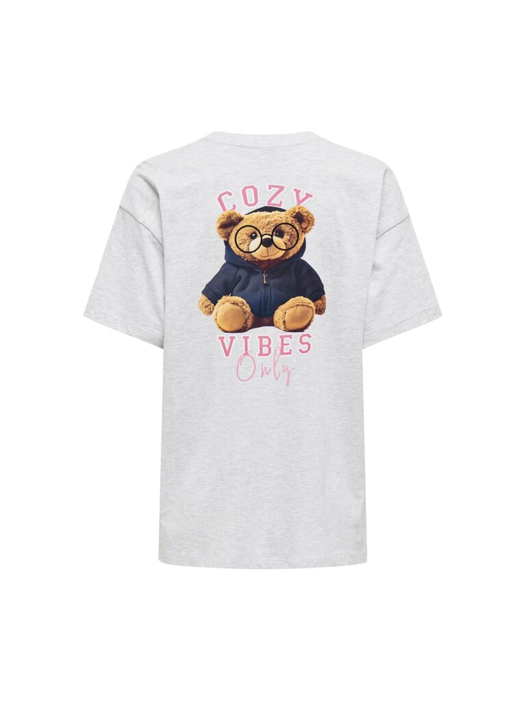 achtgrad. Dinklage ONLY ONLVIVVI LIFE Shirt Teddybär 15346761 cozy times
