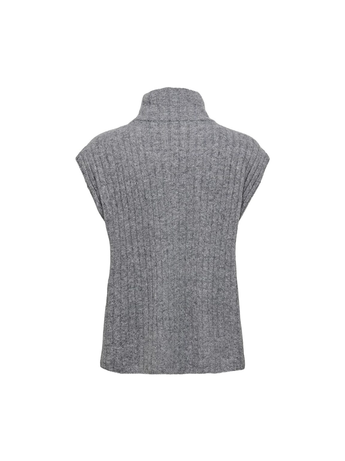 achtgrad. Dinklage Pullover Weste Pullunder ONLJEANETT medium grey melange