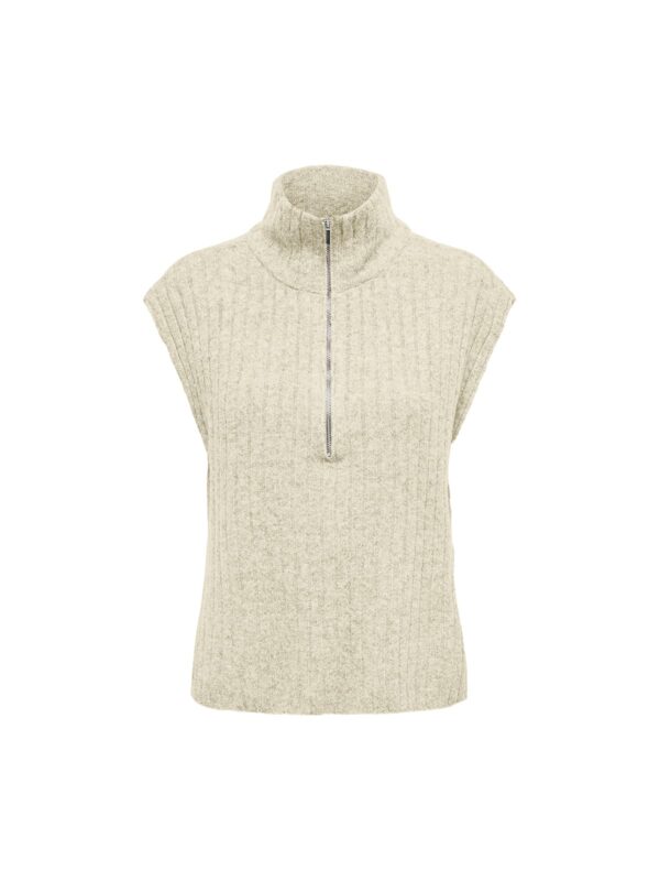 achtgrad. Dinklage Pullover Weste Pullunder ONLJEANETT birch melange