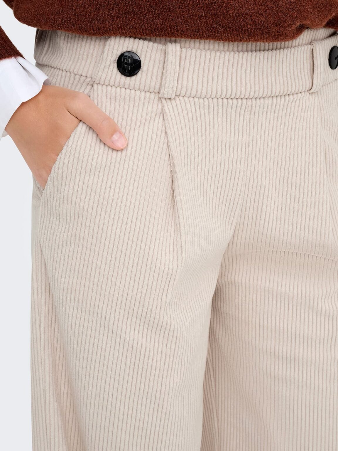achtgrad. Dinklage JDYGEGGO Cordhose pumice stone