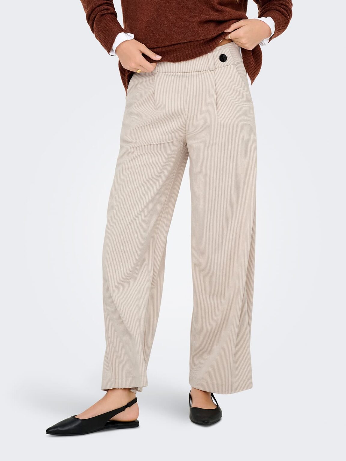 achtgrad. Dinklage JDYGEGGO Cordhose pumice stone