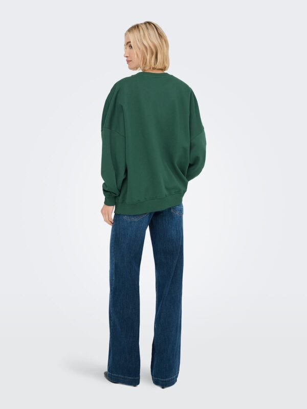 achtgrad. Dinklage ONLY ONLBILA Sweatshirt College Teddy grün