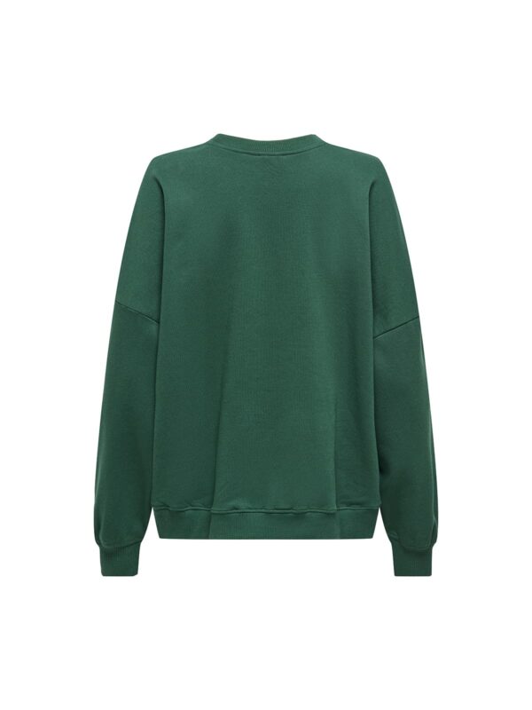 achtgrad. Dinklage ONLY ONLBILA Sweatshirt College Teddy grün