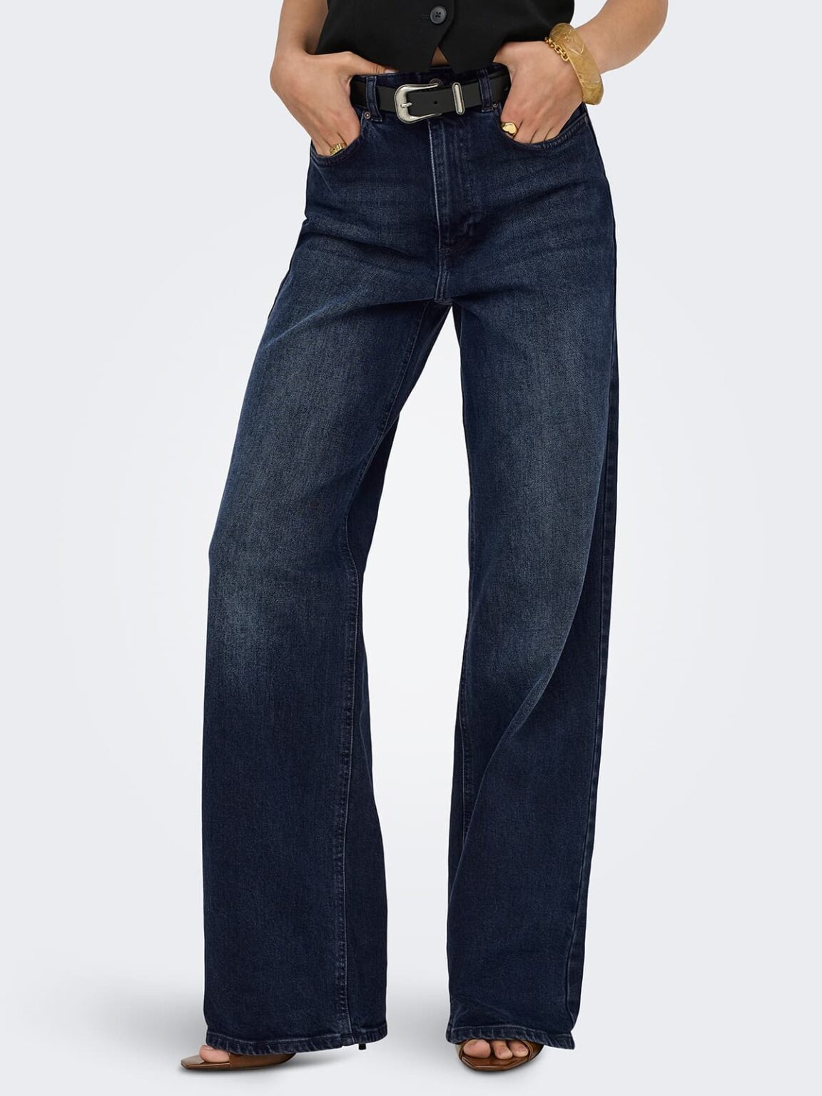 achtgrad. Dinklage ONLY ONLJUICY ONLJUICY HW WIDE DNM REA929 NOOS blue black denim