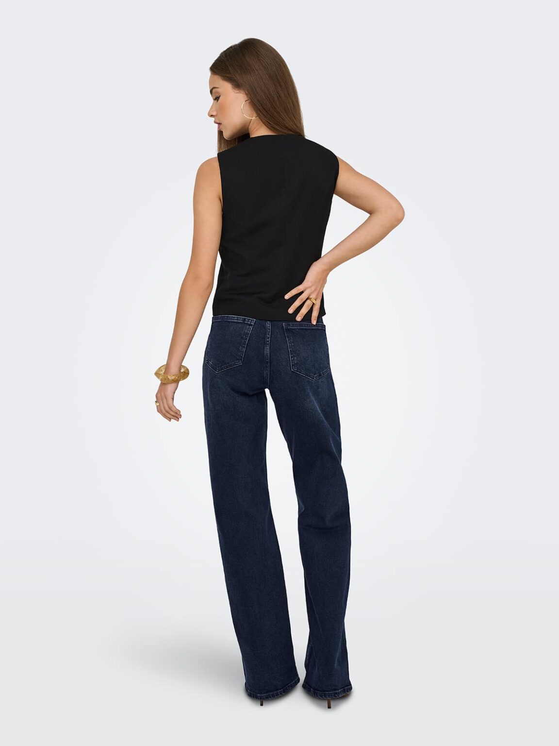 achtgrad. Dinklage ONLY ONLJUICY ONLJUICY HW WIDE DNM REA929 NOOS blue black denim