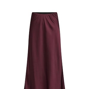 achtgrad. Dinklage ONLMIKA Satinrock bordeaux decadente chocolat