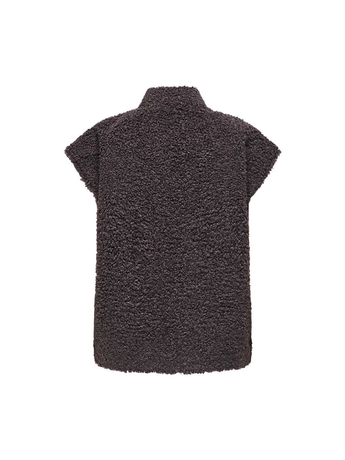 achtgrad. Dinklage ONLY ONLNAYA Weste Teddyfell seal brown