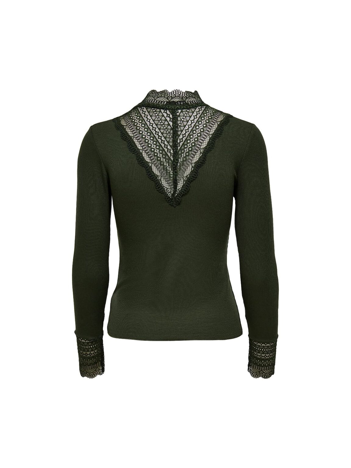 achtgrad. Dinklage ONLTILDE Langarmshirt Spitze rosin