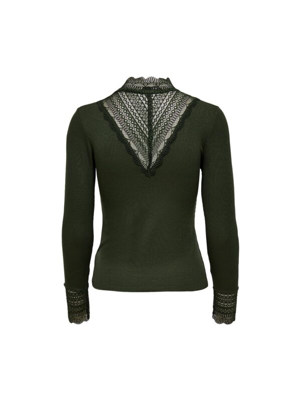 achtgrad. Dinklage ONLTILDE Langarmshirt Spitze rosin