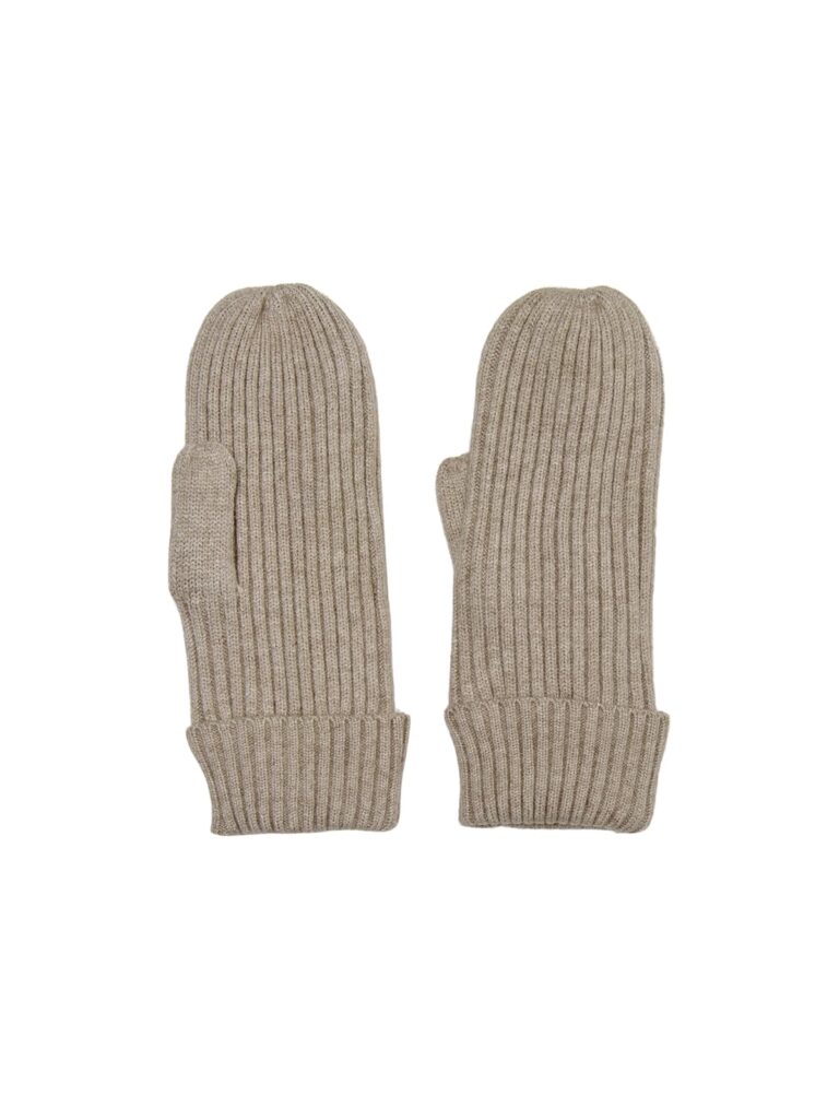 achtgrad. Dinklage ONLZENNA Fäustlinge Handschuhe mocha meringue melange