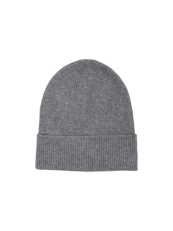 achtgrad. Dinklage ONLZENNA Strickmütze Beanie dark grey melange