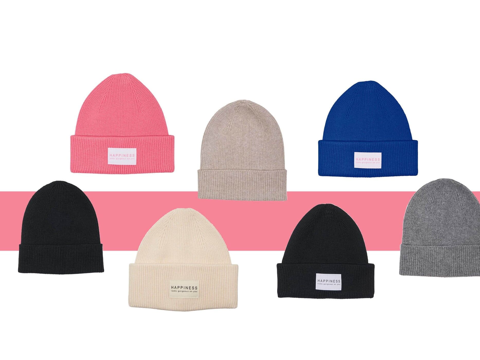 achtgrad. Dinklage ONLY Accessoires Damenaccessoires Mützen Beanies Strickmützen Rippstrick