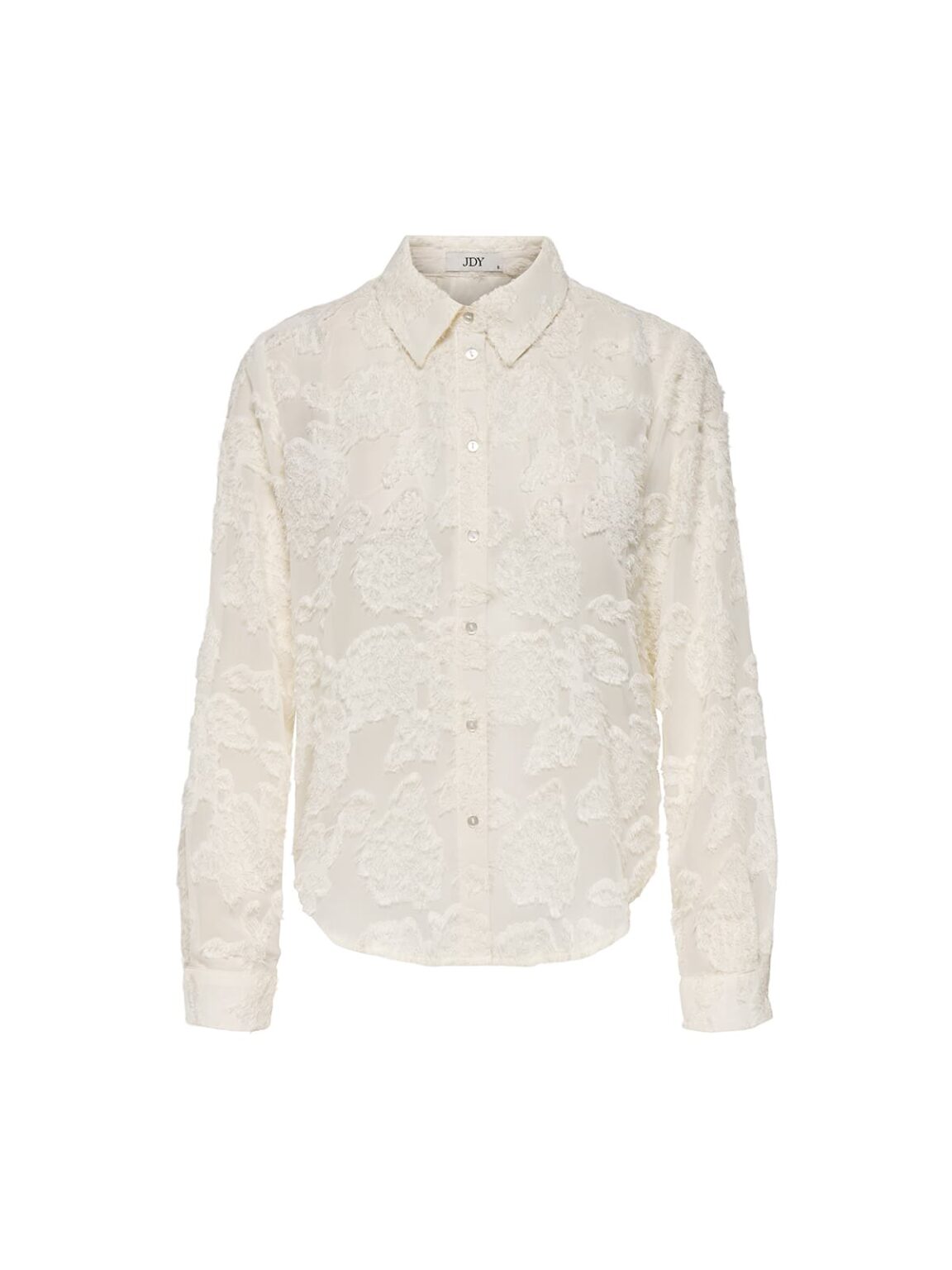 achtgrad. Dinklage JDY MAIA Bluse Hemd cloud dancer