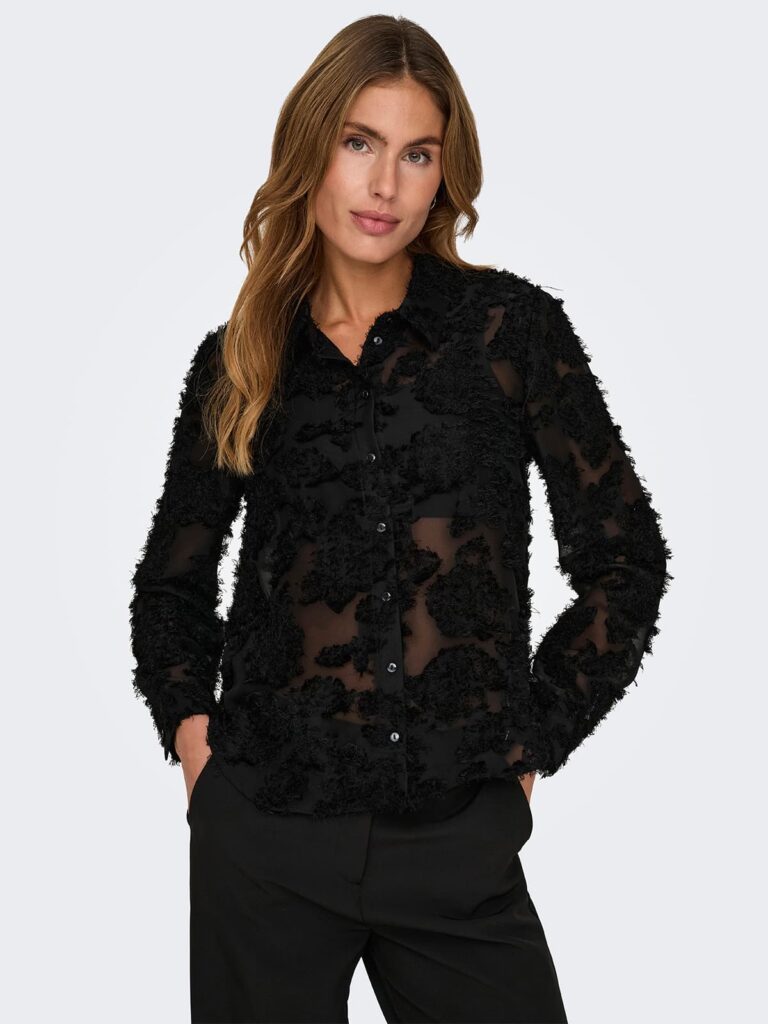achtgrad. Dinklage JDY MAIA Bluse Hemd schwarz