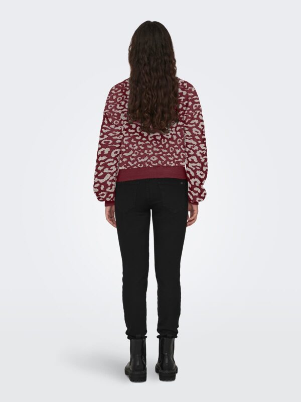 achtgrad. Dinklage JDY LORRAINE strickjacke Leo Cabernet