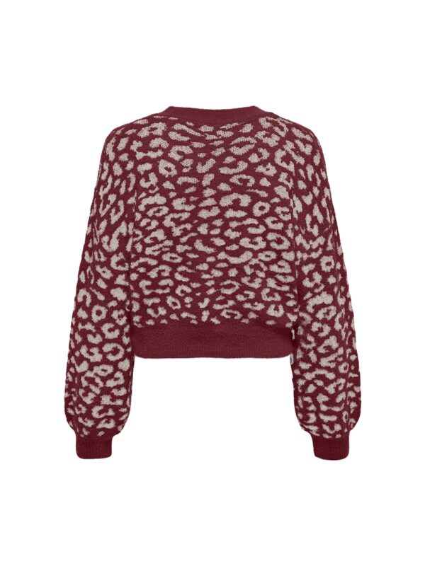 achtgrad. Dinklage JDY LORRAINE strickjacke Leo Cabernet