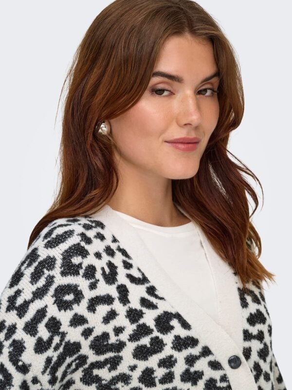achtgrad. Dinklage JDY LORRAINE strickjacke Leo cement black