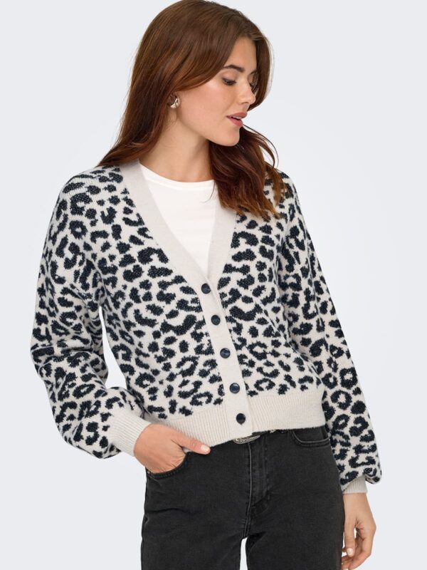 achtgrad. Dinklage JDY LORRAINE strickjacke Leo cement black