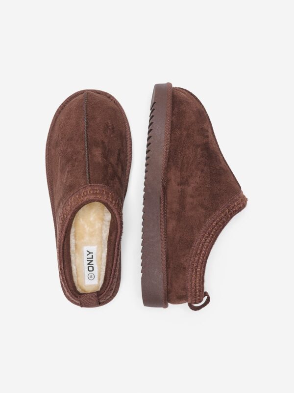 achtgrad. Dinklage ONLSTELLA shoes Teddy slipper tiramisu