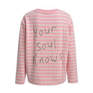 achtgrad. Dinklage Smith & Soul boxy Sweatshirt striped bubblegum your soul glows